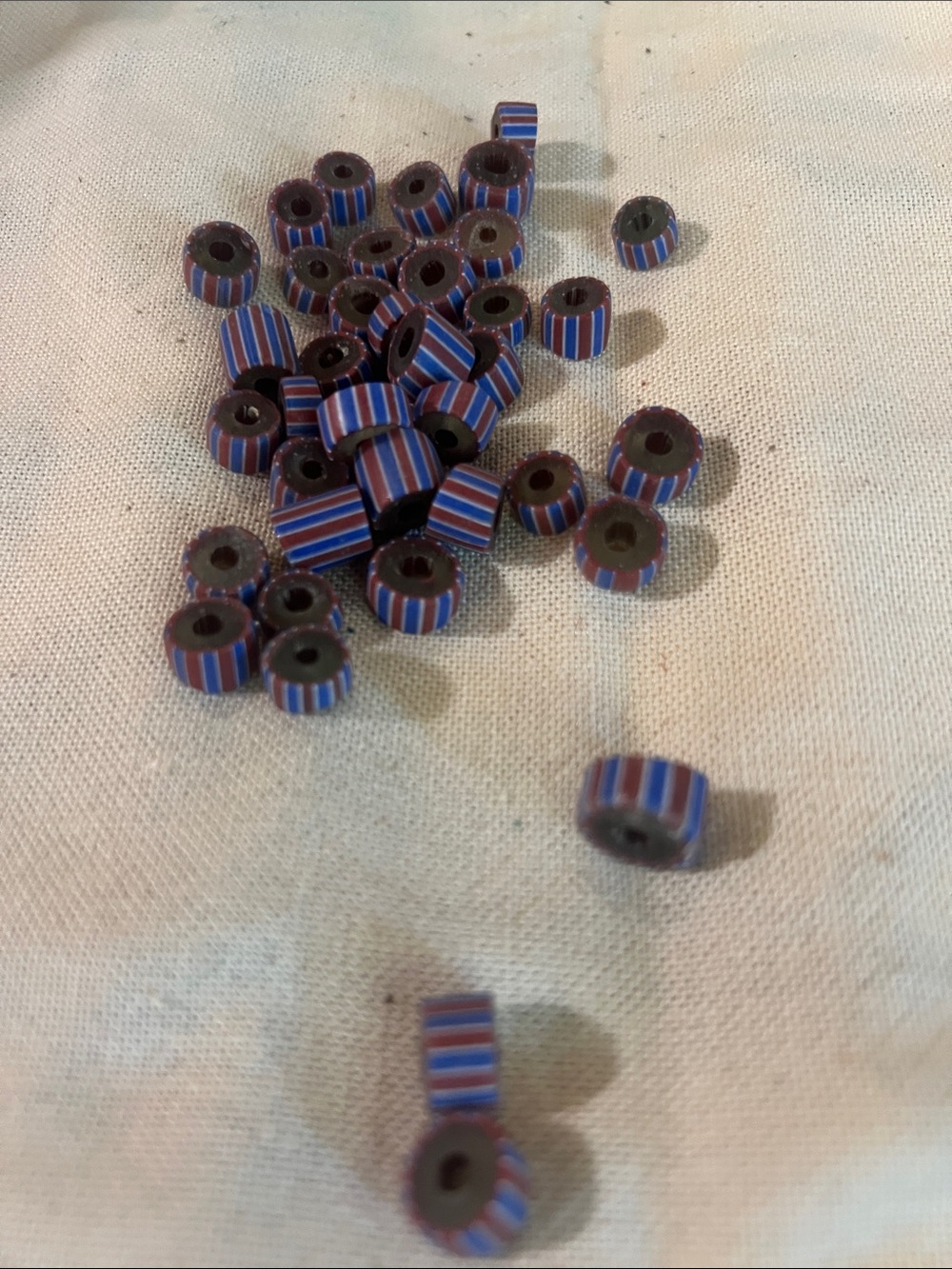 Vintage Glass Trade Beads - lot of 39